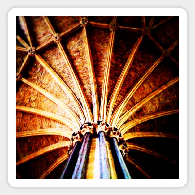 Ceiling - Chapter House Sticker by robsteadman